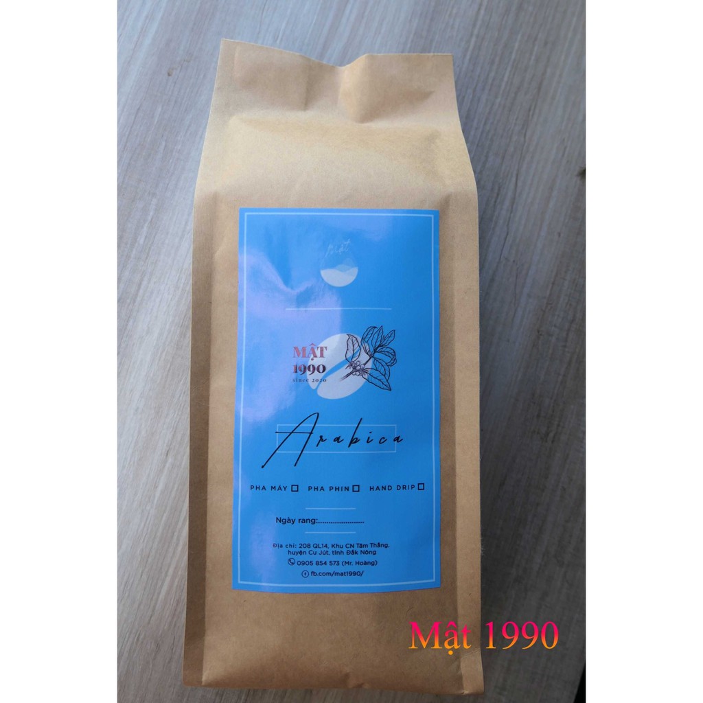 Combo 250g Arabica Rang Light + 10 Fin giấy lọc Cold Brew - Phù hợp Ủ Lạnh Cà phê Cold Brew tại nhà mùa Covid - Mật 1990