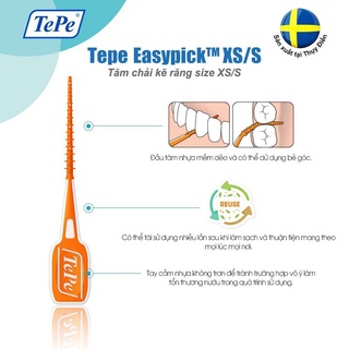 Tăm chải kẽ răng Tepe EasyPick (12 cái)