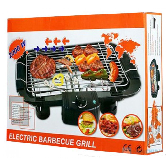 Bếp Nướng Điện Không Khói Cao Cấp Electric Barbecue Grill 2000W - Bảo Hành 12 Tháng
