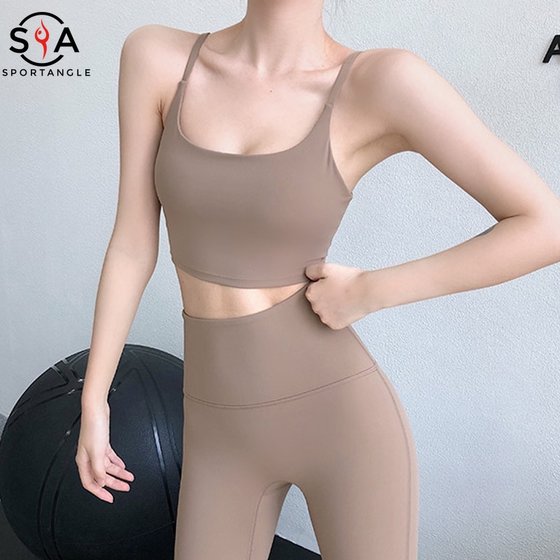 Áo lót tập yoga chống chảy xệ hở lưng quyến rũ thoáng mát
