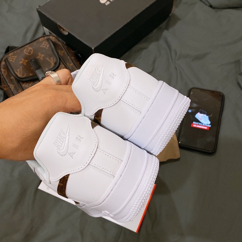 GIÀY AIR AF1 CUTOM LV LAI AU [ FULL BOX + FREE SHIP ] | BigBuy360 - bigbuy360.vn