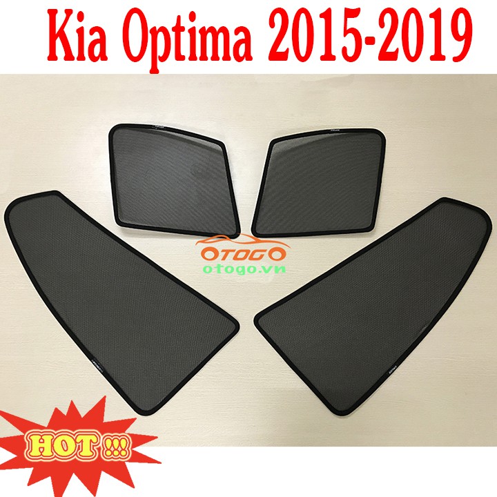 Rèm Che Nắng Nam Châm cho KIA OPTIMA 2015 - 2019 4 Cánh Sườn Cao Cấp ( Hàng đo & gia công tại Việt Nam )