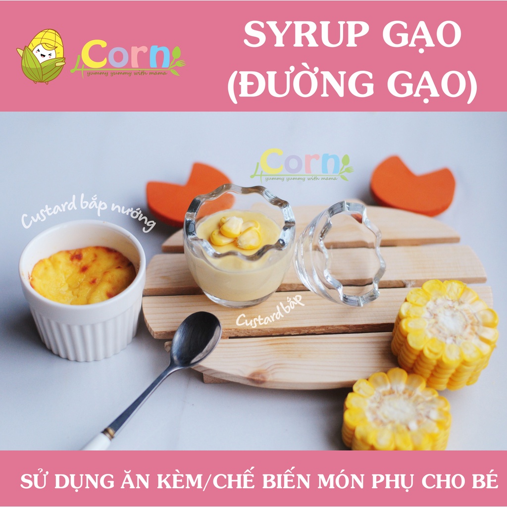 Sirup gạo (đường gạo, siro gạo) hữu cơ dmBio - Cho bé 9m+