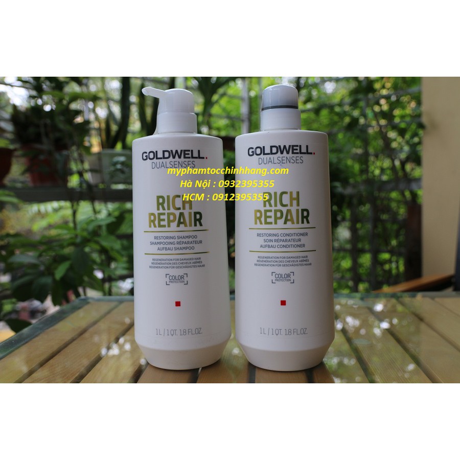 DẦU GỘI XẢ GOLDWELL RICH REPAIR 1000ML*2 | BigBuy360 - bigbuy360.vn