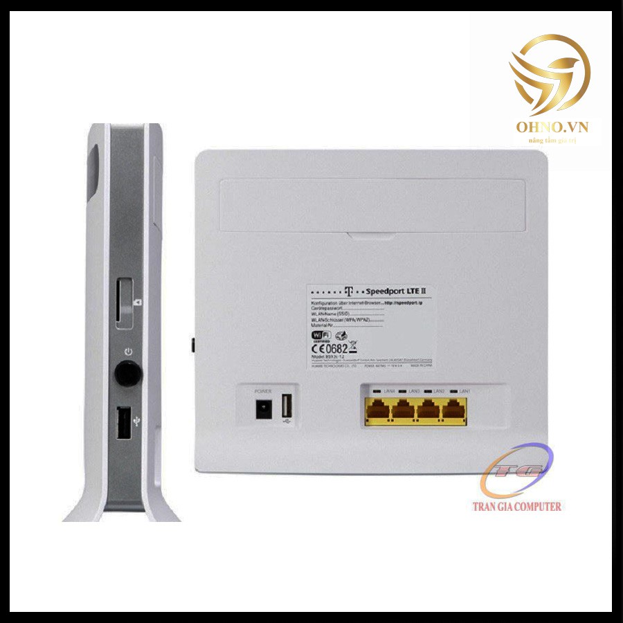 Thiết Bị Phát Modern Wifi 3G 4G LTE (Kèm 2 Anten) Huawei B593  Cục Phát Sóng Wifi 2 Râu Siêu Mạnh - OHNO VIỆT NAM