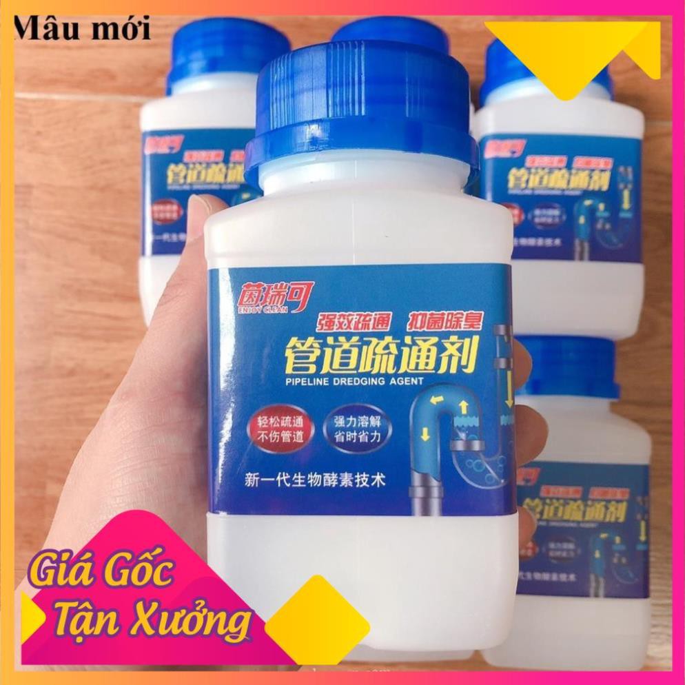 [Giá Gốc] Lọ Bột Thông Tắc Cống Bồn Cầu Chai Vuông Nắp Xanh Mua Nhiều Giảm Giá