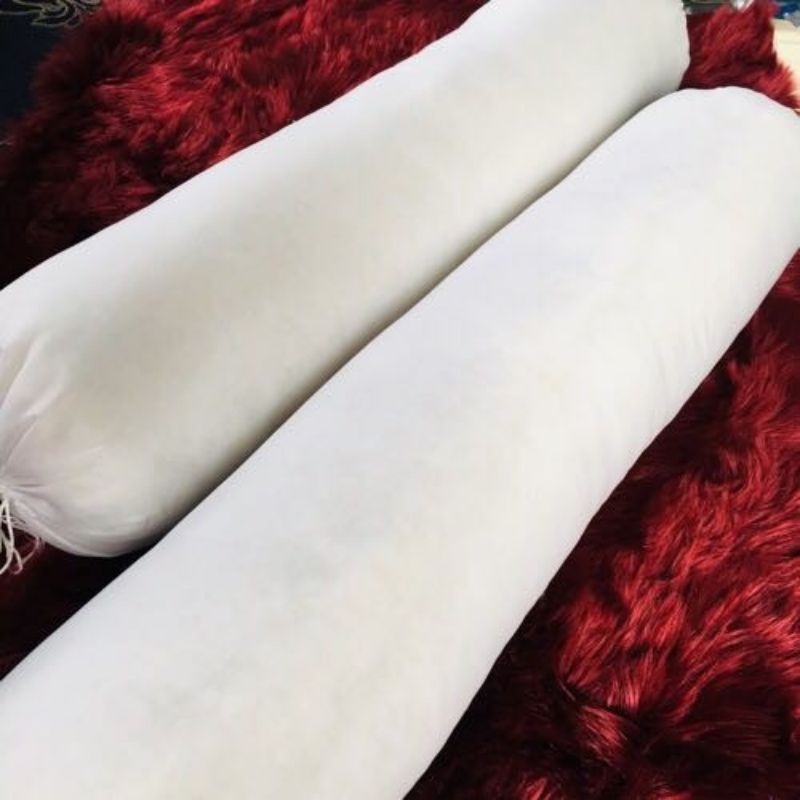 ( 1vỏ + 1 ruột bông trắng)  Gối ôm  cotton 100cm