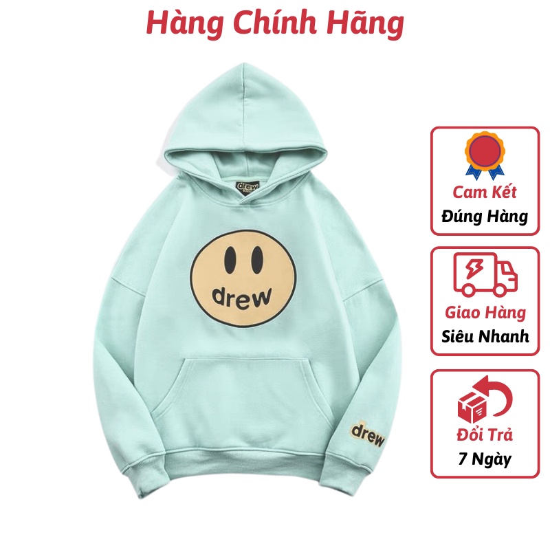 Áo nỉ Hoodie Drew house mặt cười Hogoto shop , áo nỉ bông hoodie unisex nam nữ KNN26 phong cách hàn quốc | WebRaoVat - webraovat.net.vn