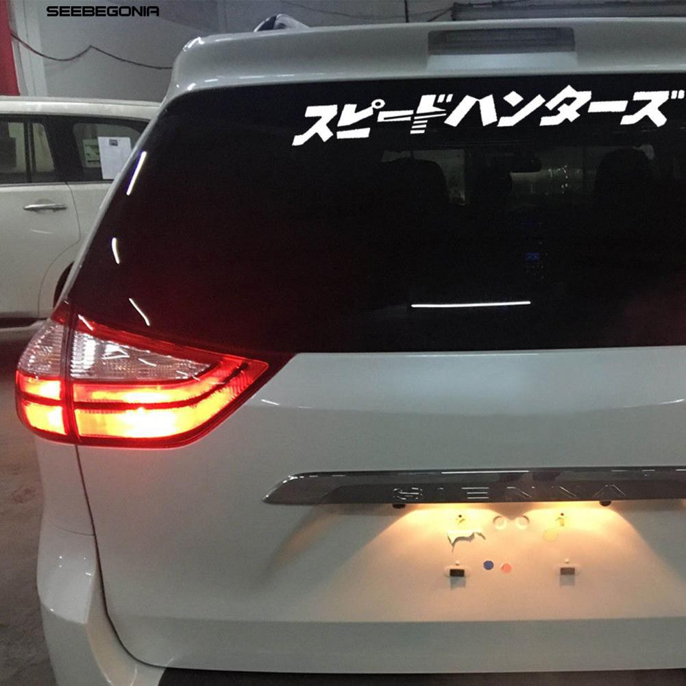 👍Bộ Phụ Kiện Trang Trí Xe Hơi Xinh Xắn Chất Lượng🚓Đề Can Phản Quang jdm speedhunter Nhật Bản Dán Trang Trí Đèn Pha Xe Hơi