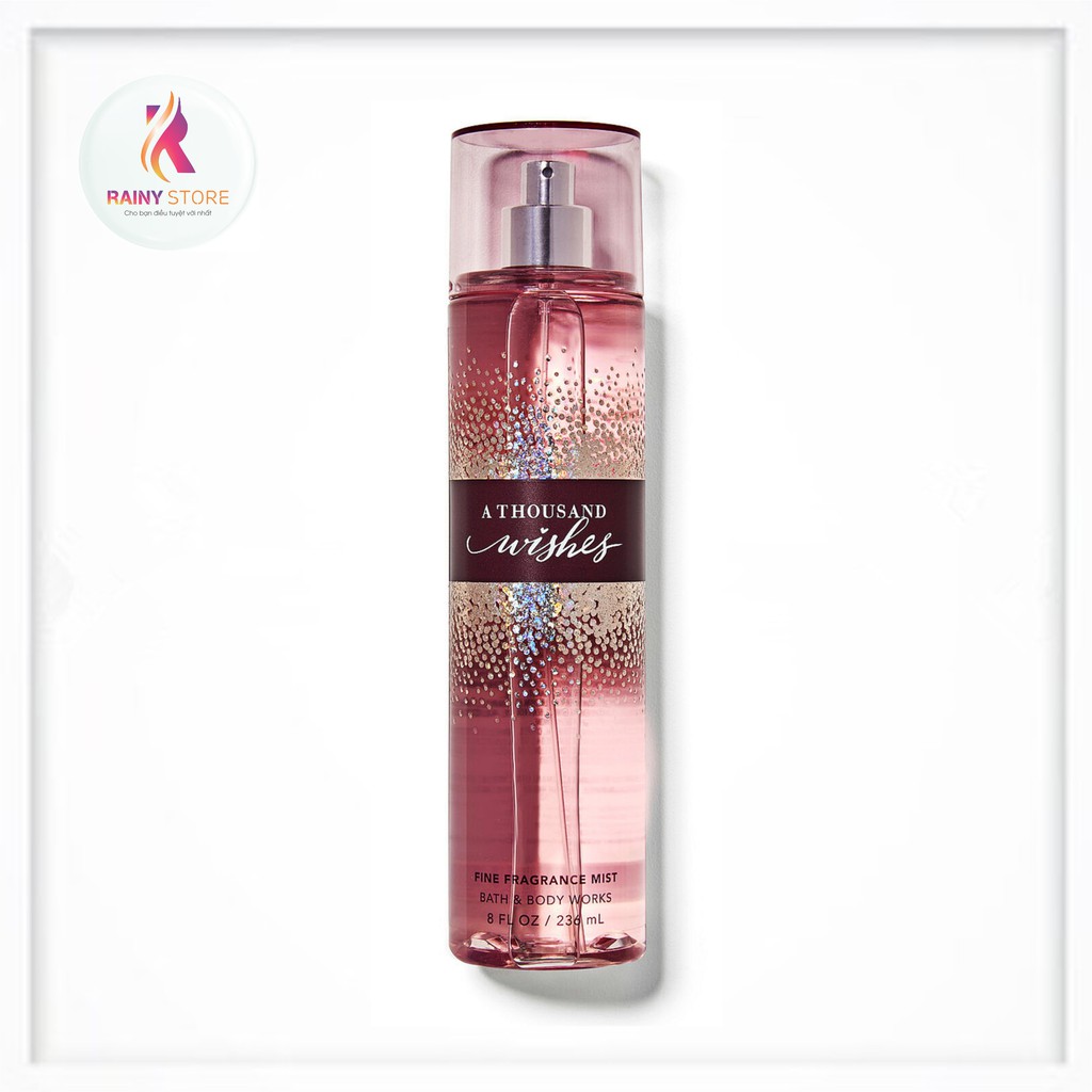 Xịt thơm toàn thân Bath & Body Works A Thousand Wishes 236ml