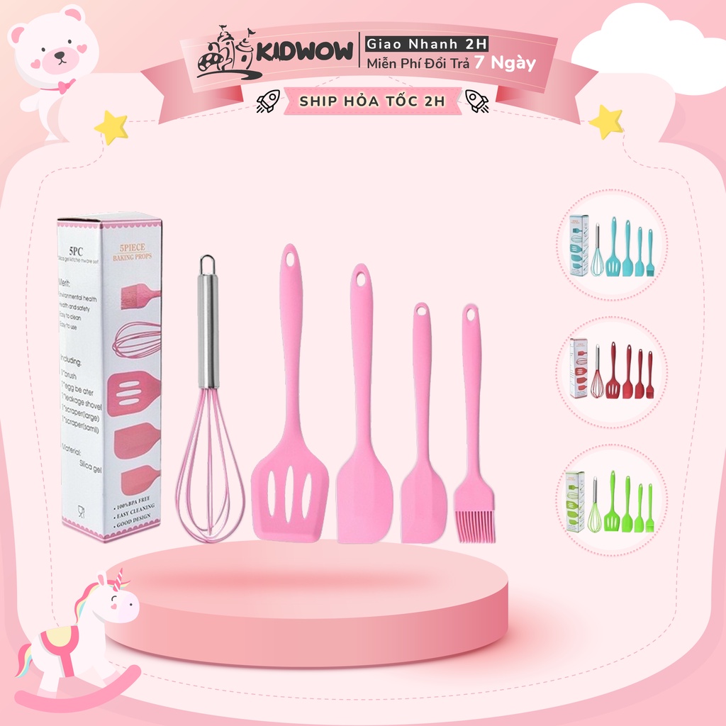 Bộ Dụng Cụ 5 Chi Tiết Làm Bánh, Nấu Ăn Tiện Lợi