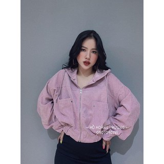 Áo Khoác Bomber Nhung HOAITHU467