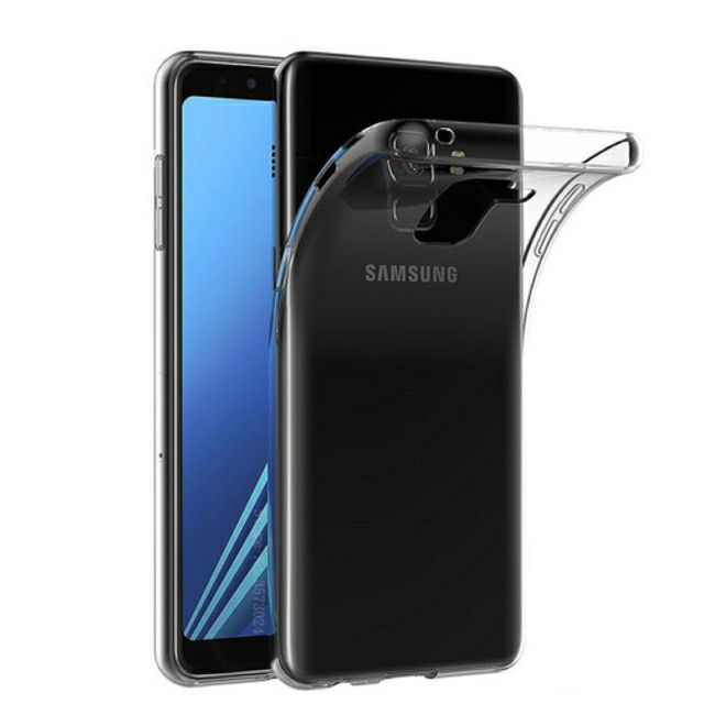 Ốp lưng SamSung Galaxy J6 2018 silicon dẻo trong suốt siêu mỏng 0.6mm(tặng kính cường lực)