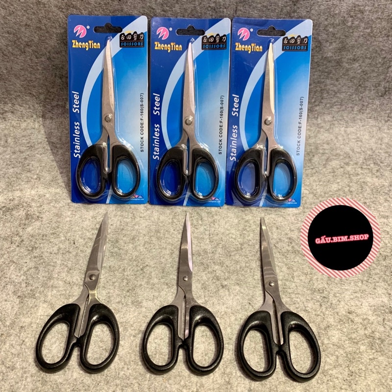 Kéo văn phòng thép không gỉ dài 16cm