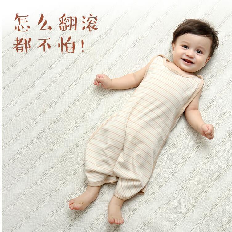 Túi Ngủ Không Tay Chất Liệu Cotton Thời Trang Mùa Hè Cho Bé