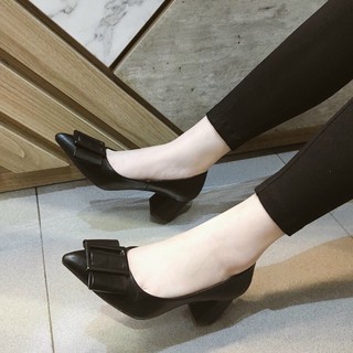 Giày công sở gót vuông 5cm