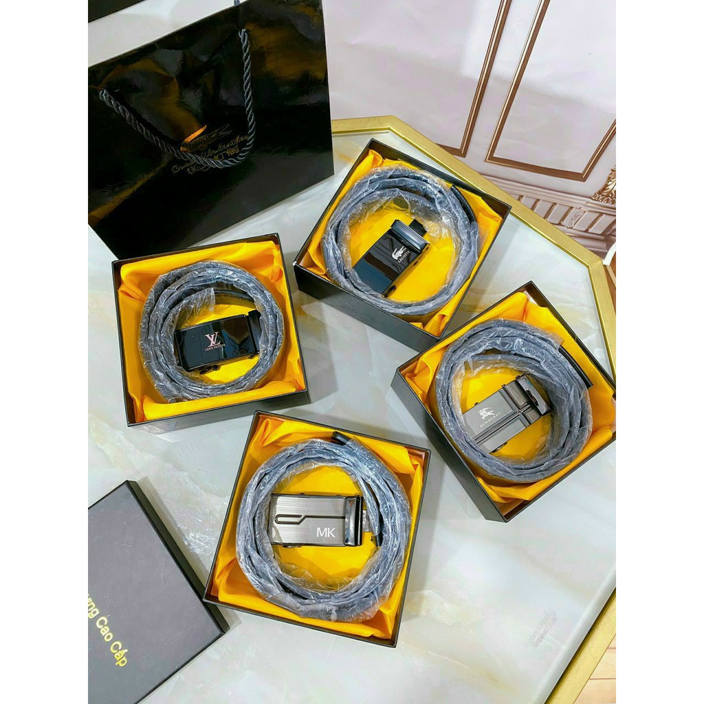 THẮT LƯNG NAM DÂY NỊT NAM KÈM HỘP NHƯ HÌNH HÀNG NHẬP QUẢNG CHÂU LOẠI 1 MẪU MỚI TLNAM