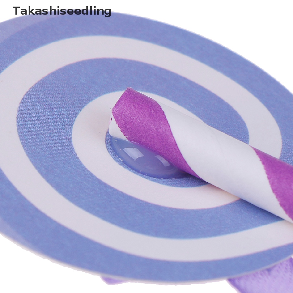 Set 6 Que Cắm Trang Trí Bánh Hình Kẹo Mút Thắt Nơ Màu Sắc Ngọt Ngào