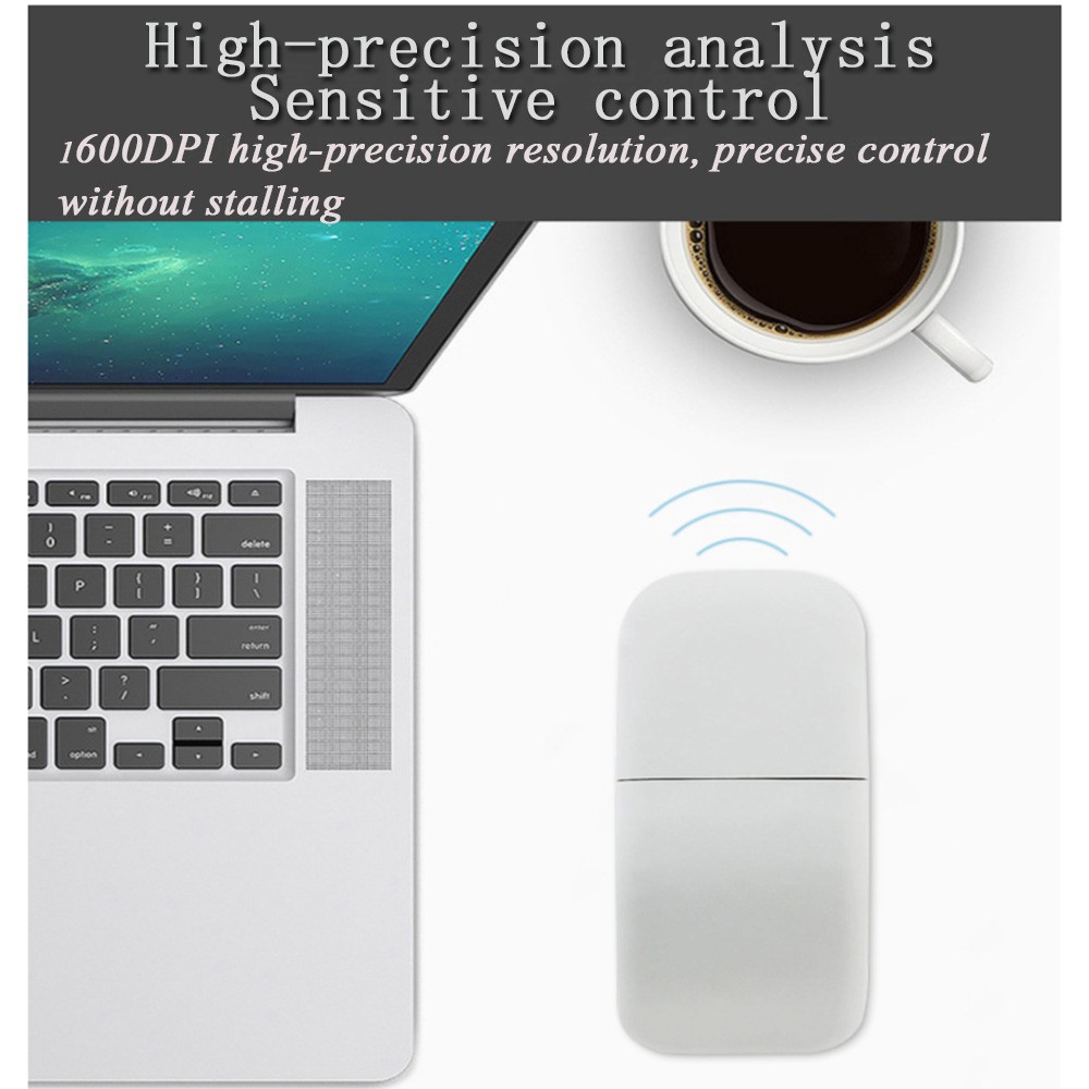 Chuột bề mặt không dây Bluetooth Có thể gập lại Chuột cảm ứng im lặng Công thái học Chuột mỏng Arc Di động Chuột máy tính Microsoft