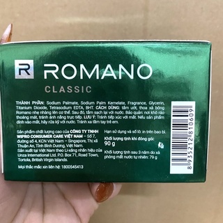 Combo 2 Xà Phòng Romano Classic (90g x 2)