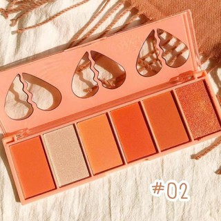 Tết Má hồng 6 ô Kiss Beauty hàng thái lan xịn đét . ` !