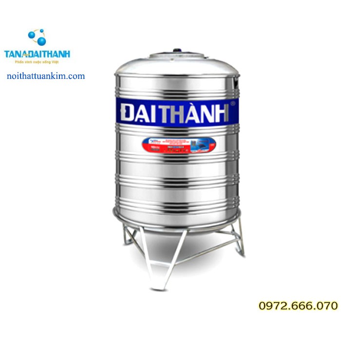 Bồn nước INOX của Đại Thành 1000L đứng