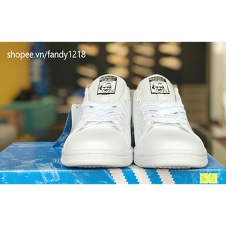 Giày Thể Thao Stan Smith Gót Đen Full Box