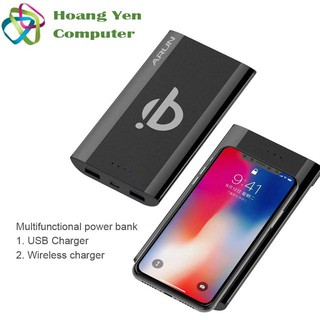 Pin Dự Phòng Không Dây Chuẩn Qi Arun 6000Mah - Bh 1 Năm - Hoàng Yến Computer