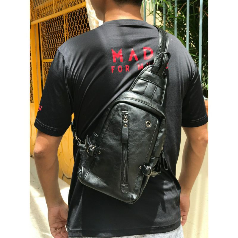 Túi Đeo Chéo Nam da Pu Chống Nước Chống Trầy Cao Cấp | Túi Xách Đeo Chéo Nam | Trạm Shop | BigBuy360 - bigbuy360.vn
