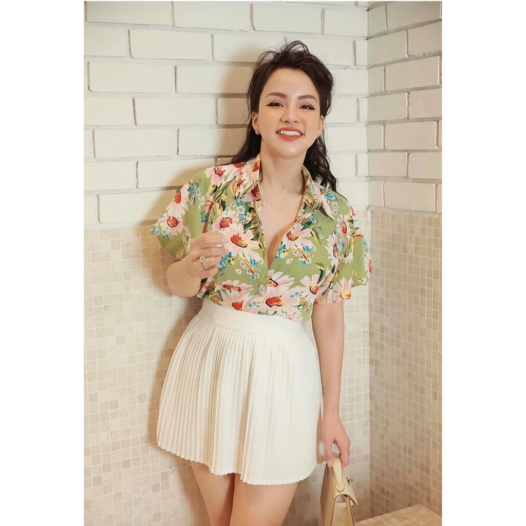 Thanh lý nghỉ bán Chân Váy Xòe Dập Ly Nhỏ (Kèm Ảnh Thật)