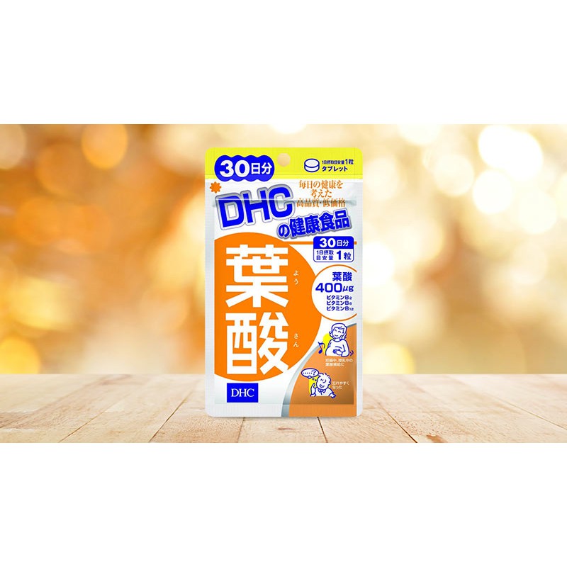 Viên Uống Bổ Sung Dưỡng Chất Cho Bà Bầu DHC Folic Acid 30 Viên