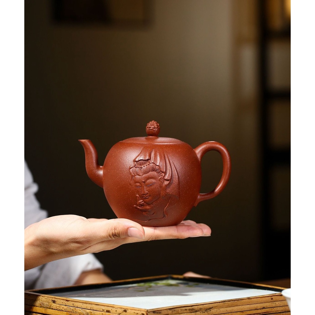 Ấm Tử Sa Nghi Hưng Phật Bà Quan Âm 380 ml (Giáng Pha Nê)