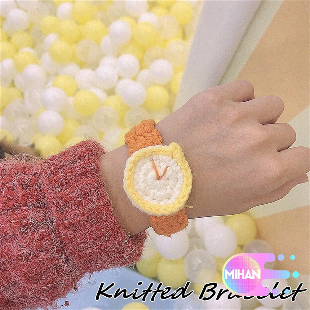 Vòng Đeo Tay Đan Len Thời Trang Sáng Tạo Cho Bé Gái Mihan1