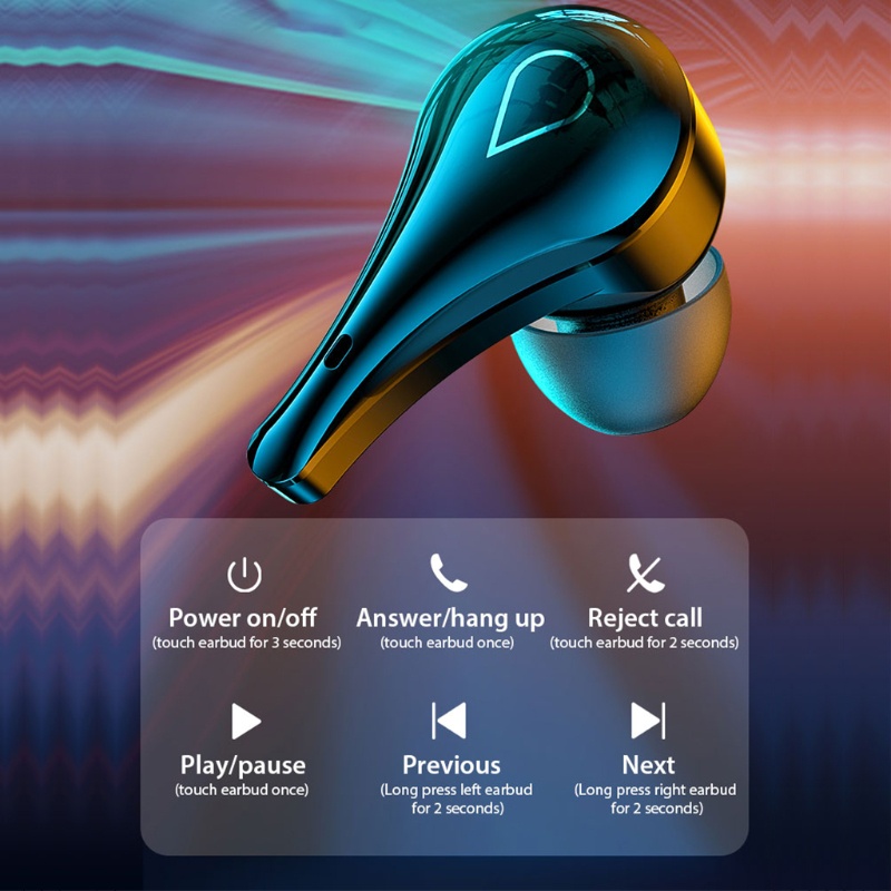 Tai Nghe zzz Bluetooth Không Dây Chống Thấm Nước TWS Có Thể Giảm Tiếng Ồn