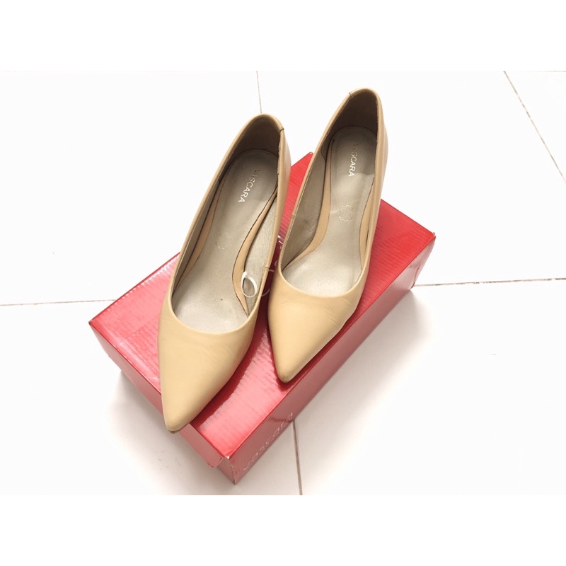 🌹Thanh lí Giày Cao Gót Vascara Da Thật FullBox CH New99%