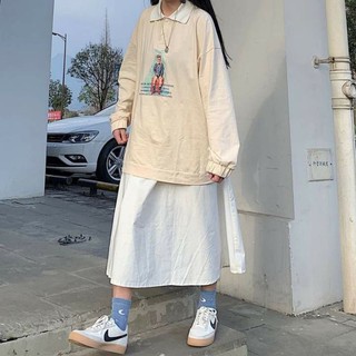 [Hàng Order]Áo polo dài tay ulzzang