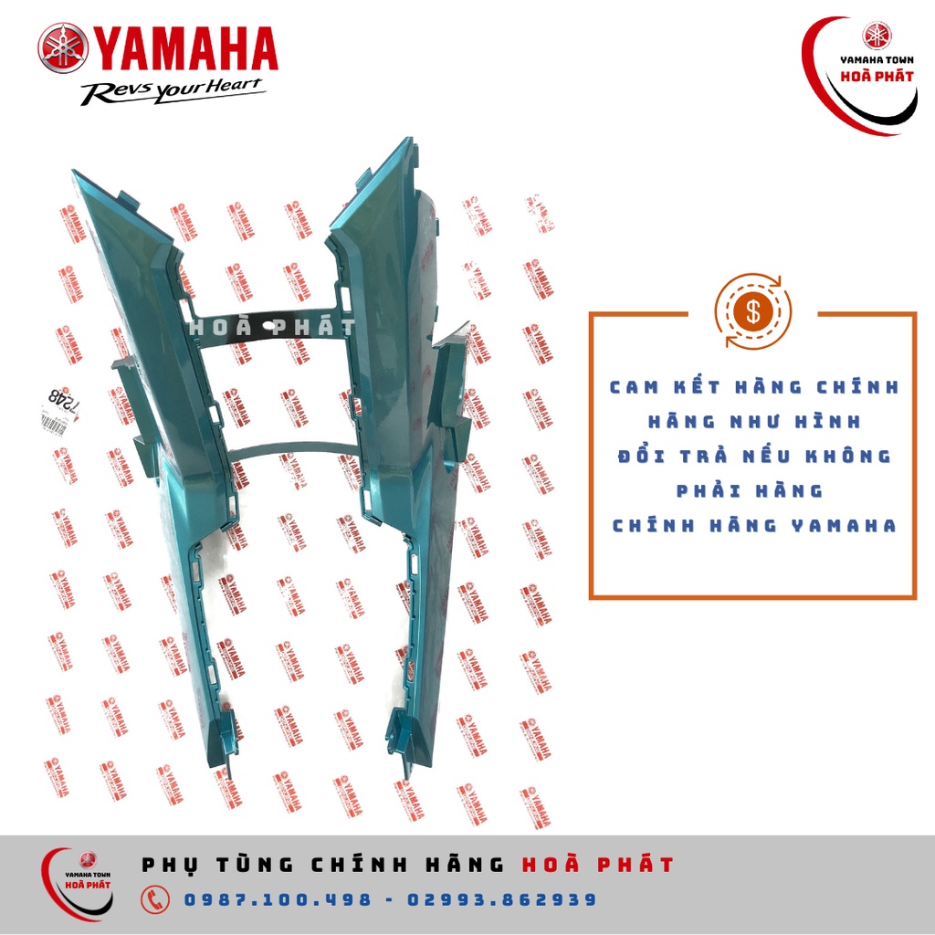 Ốp bịt yếm, chữ H zin Exciter 150 chính hãng Yamaha 100%
