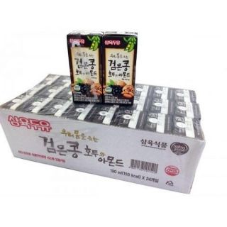 Sữa Óc Chó Hạnh Nhân Đậu Đen Hàn Quốc Túi 195ml Hộp 190ml Date Tháng 10/2021