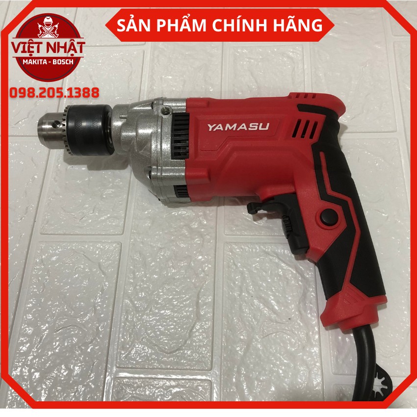 Máy khoan điện bắt vít YAMASU-13.Đường kính mũi : Ø 13mm,điện áp: 220V – 50Hz