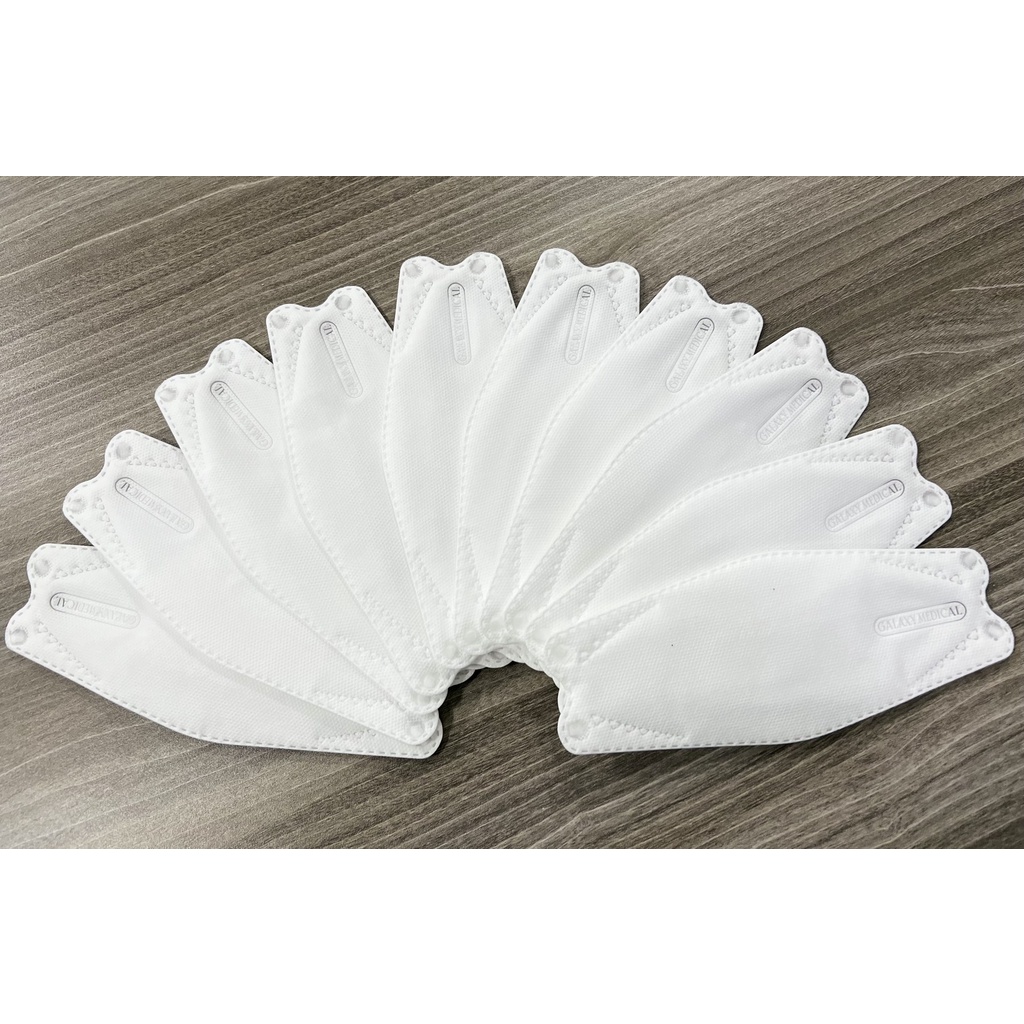 Set 100 chiếc khẩu trang 4 lớp KF94 MASK 4D chống bụi mịn và kháng khuẩn chính hãng GALAXY MEDICAL