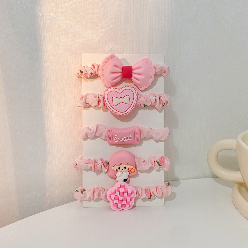 Dây Buộc Tóc Cao Su Dễ Thương Thời Trang Hàn Quốc Không Bị Đau