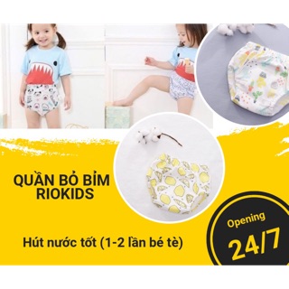 Quần bỉm vải riokids chống hăm size 80 90 100