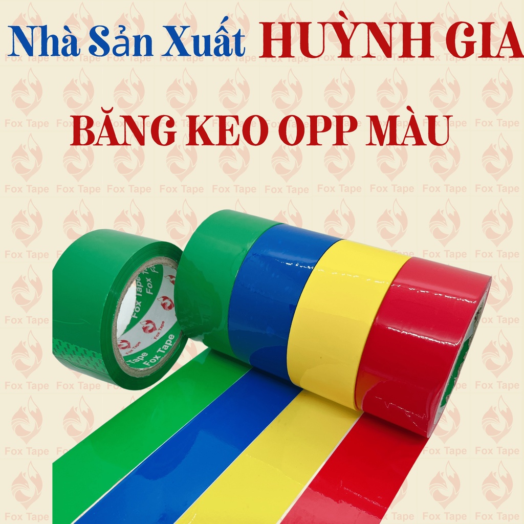 Băng Keo OPP Đủ Màu Đóng Gói Hàng Hóa