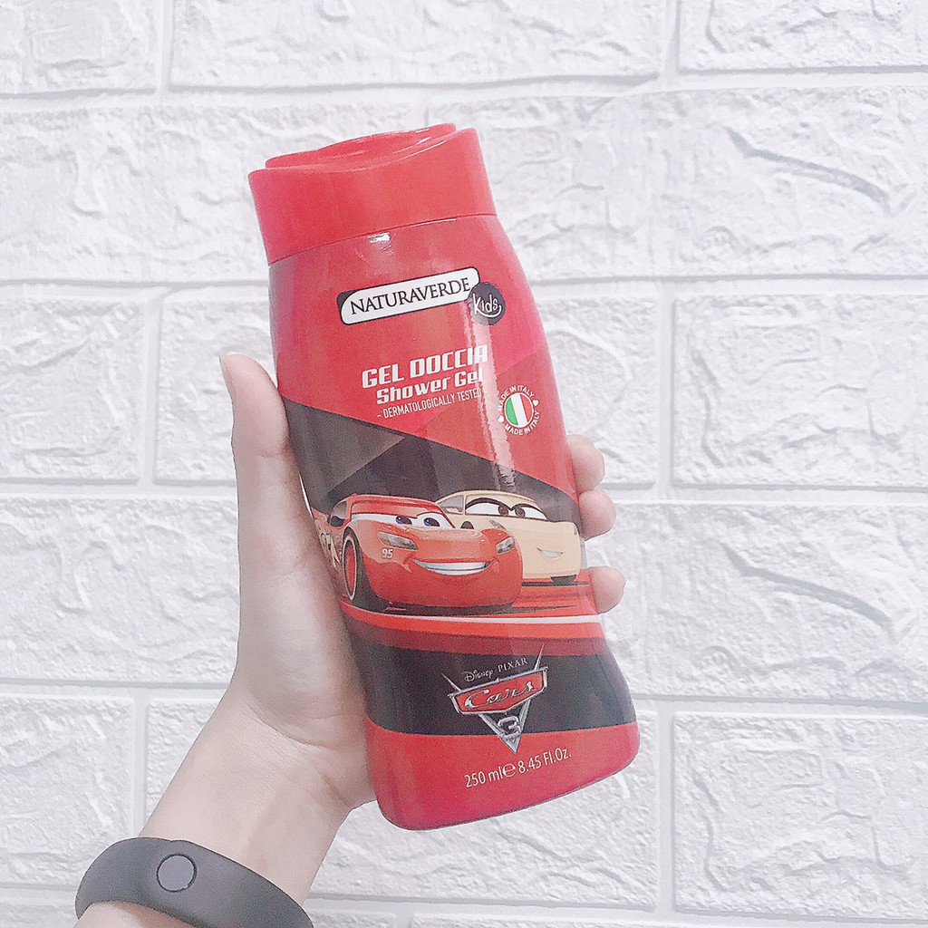 (Xả hàng) Gel tắm gội trẻ em Sodico Car3 chiết xuất hoa cúc Địa Trung Hải, cúc La Mã hữu cơ