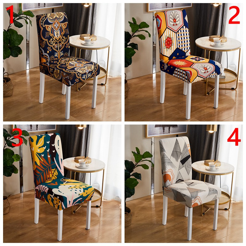 Dining Chair Cover Elastic Stretchable Chair Protector Washable Removable Universal Size