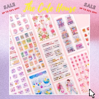 BỘ 6 TẤM HÌNH DÁN, STICKER TRANG TRÍ SỔ TAY, BULLET JOURNAL NHIỀU PHONG CÁCH