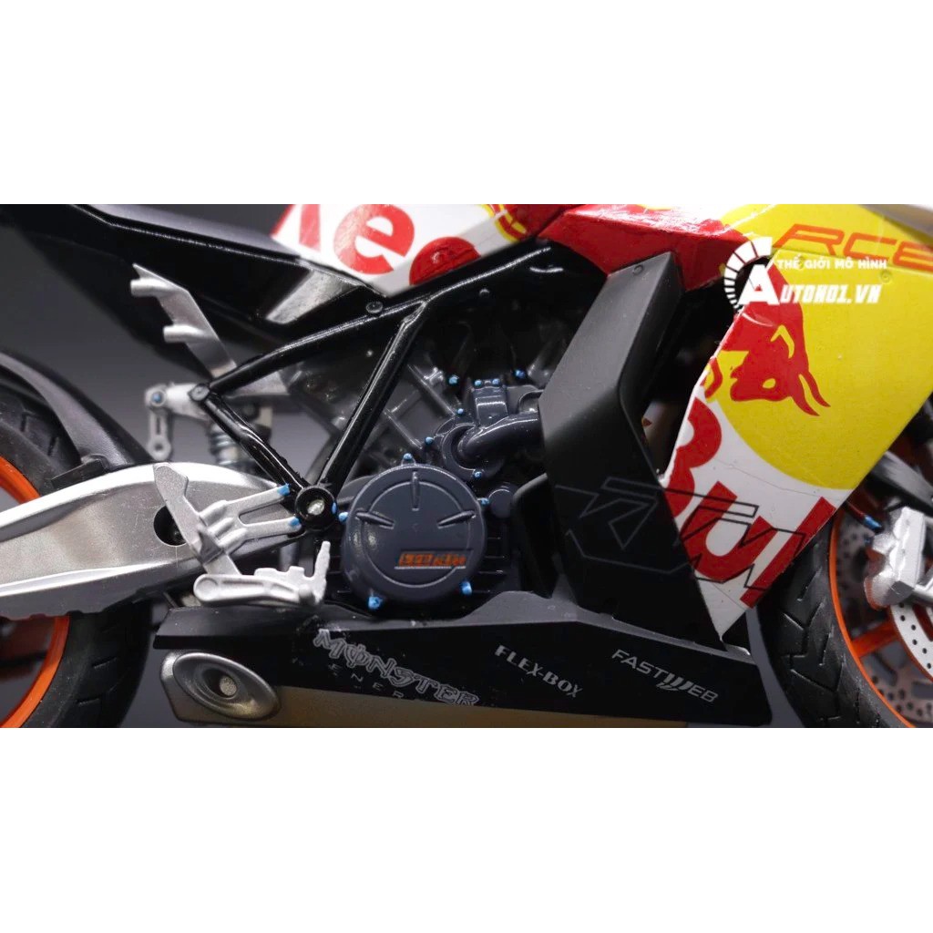 MÔ HÌNH XE KTM RC8 ĐỘ REDBULL - ĐỘ MÂM AUTONO1 D167