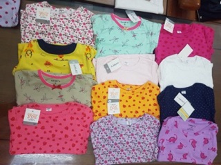 [Thanh lý] Áo cotton dài tay cho bé gái