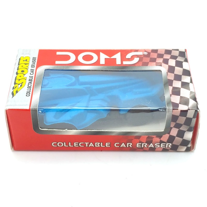 Gôm DOMS Sport Collectable Car 7285 - Màu Xanh Da Trời (Mẫu Sản Phẩm Bên Trong Là Ngẫu Nhiên)