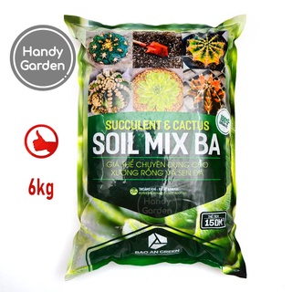 Soil Mix BA 6Kg - Giá thể - đất trồng sen đá xương rồng cao cấp, siêu rẻ - handy garden